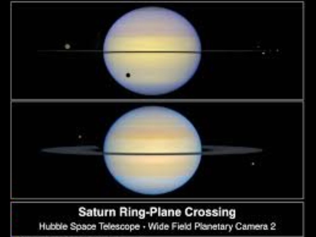 The 'disappearance' occurs twice during Saturn’s 29-year orbit around the Sun. Picture: NASA