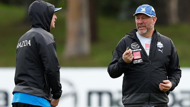 Brett Ratten is having his final go at senior coaching. Picture: Michael Willson / AFL Photos via Getty Images