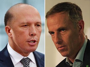 Peter Dutton and Nick McKim.