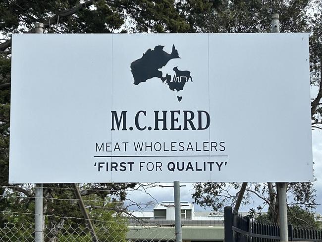 A worker was trampled by a herd of cows at M.C. Herd in Corio on Sunday.