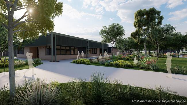 An artist’s impression of Lollypop Creek Secondary School.