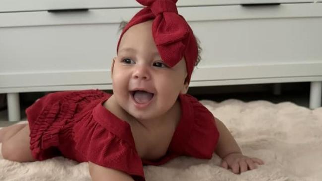 Khylah Suey has tied for third place in the top five cutest Toowoomba babies of 2024. Picture: Supplied