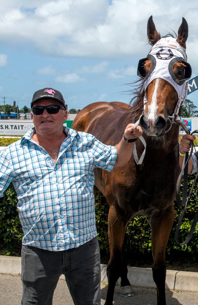 Mick Bannon horse Gamboa winner of race one at Mackay Turf Club for Melbourne Cup Picture: Michaela Harlow