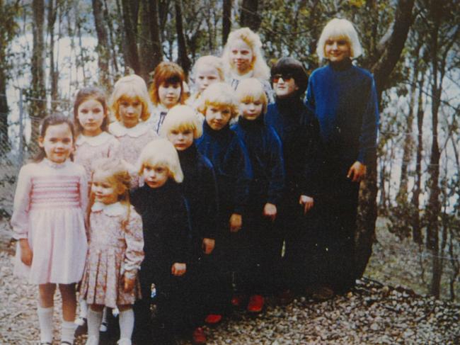 Some of the children recruited into Anne Hamilton-Byrne’s cult known as The Family.