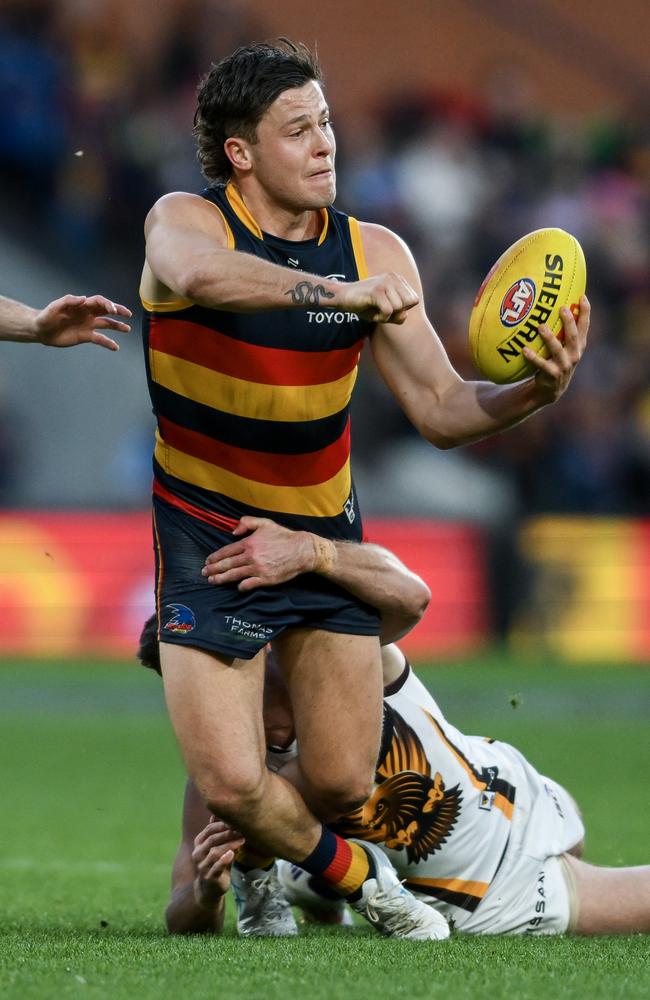 Jake Soligo has been one of the Crows’ best this season. Picture: Mark Brake/Getty Images.