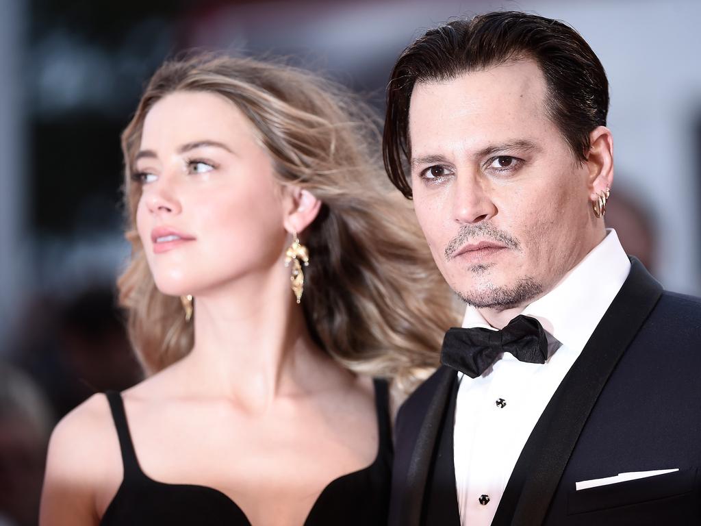 Johnny Depp and Amber Heard at Venice Film Festival in 2015. Picture: Ian Gavan/Getty Images