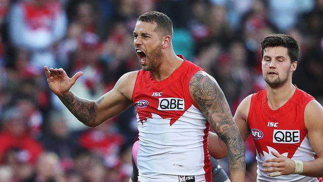 Sydney’s Lance Franklin is among the $1 million men. Picture: Phil Hillyard