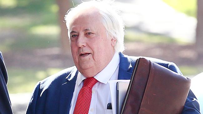 Businessman Clive Palmer is continuing to put legal pressure on the WA government. Picture: Jono Searle