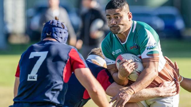 The Newcastle Wildfires preparing for the Shute Shield season. Pic: Stewart Hazell.