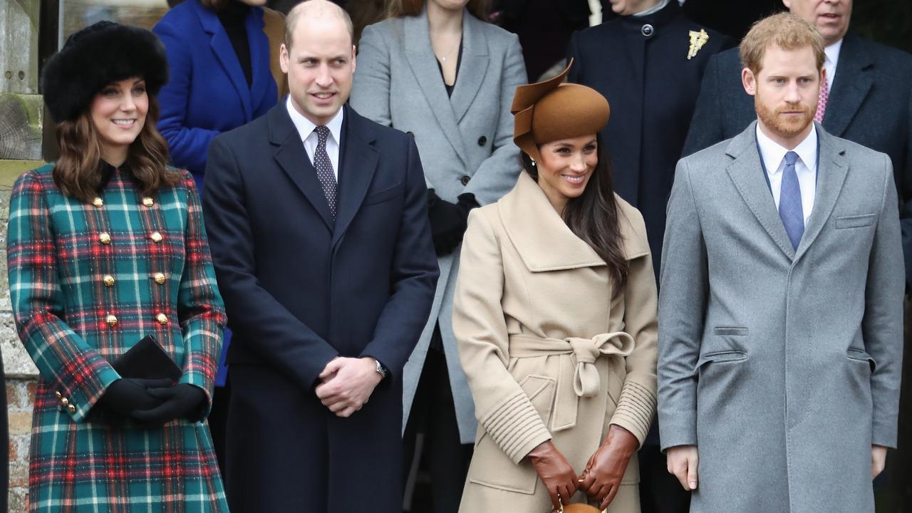 The move to opt-out of a big royal Christmas may exacerbate the highly publicised “royal rift”. Picture: Getty Images.