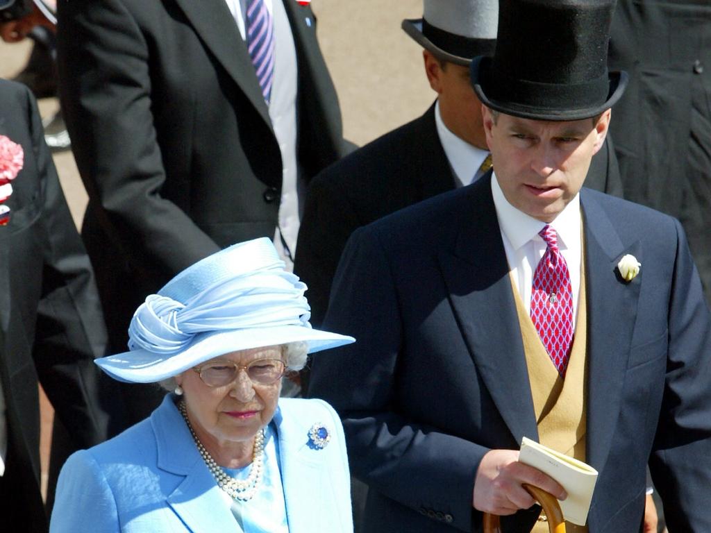 Andrew had a close relationship with the Queen. Picture: Adrian Dennis/AFP