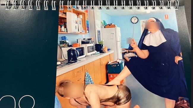 Two Queensland teachers captured in a risque photo shoot. Picture: Supplied