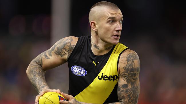 How will Dustin Martin return from a serious kidney injury? Pic: Michael Klein