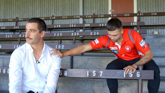 Taylor Walker Adelaide Crows player has released a video apologising for his racist slur to Robbie Young North Adelaide player. Picture: AFC