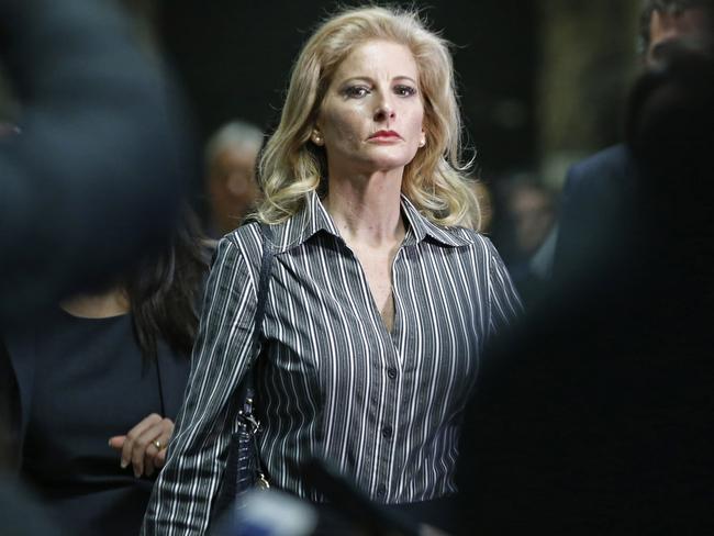 Summer Zervos is suing Donald Trump in a defamation lawsuit. Picture: Kathy Willens/AP