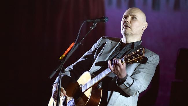 Musician Billy Corgan of the Smashing Pumpkins performs at The Theatre at Ace Hotel on March 26, 2016 in Los Angeles, California. (Photo by Kevin Winter/Getty Images)