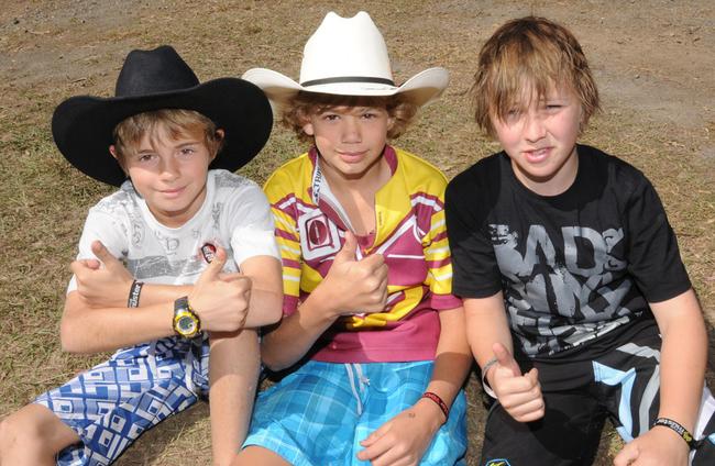 Dylan Rough, Nelson Haines and Sam Franks. Picture: Craig Warhurst