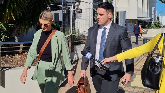 Ms Cassell (centre-left) is facing multiple charges, including indecent treatment of a child under 16, observations or recordings in breach of privacy, grooming and attempting to pervert justice. Picture: Blake Antrobus / NCA NewsWire