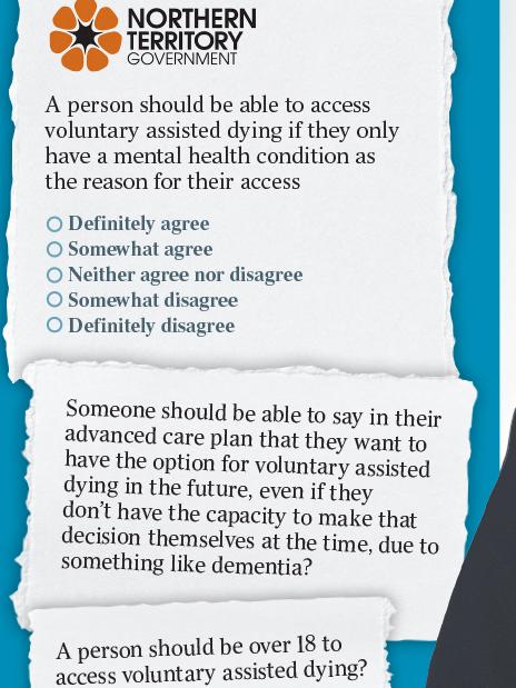 The NT government’s questionnaire.