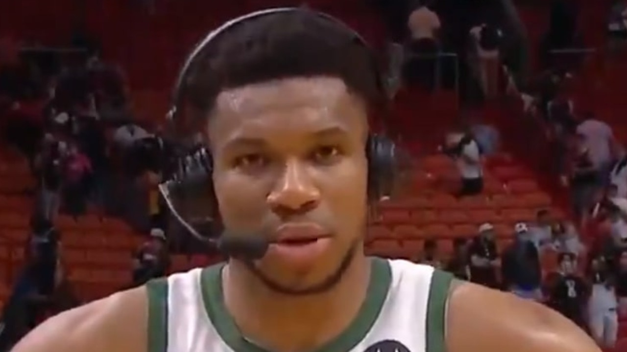 Giannis Antetokounmpo had a savage line post-game.