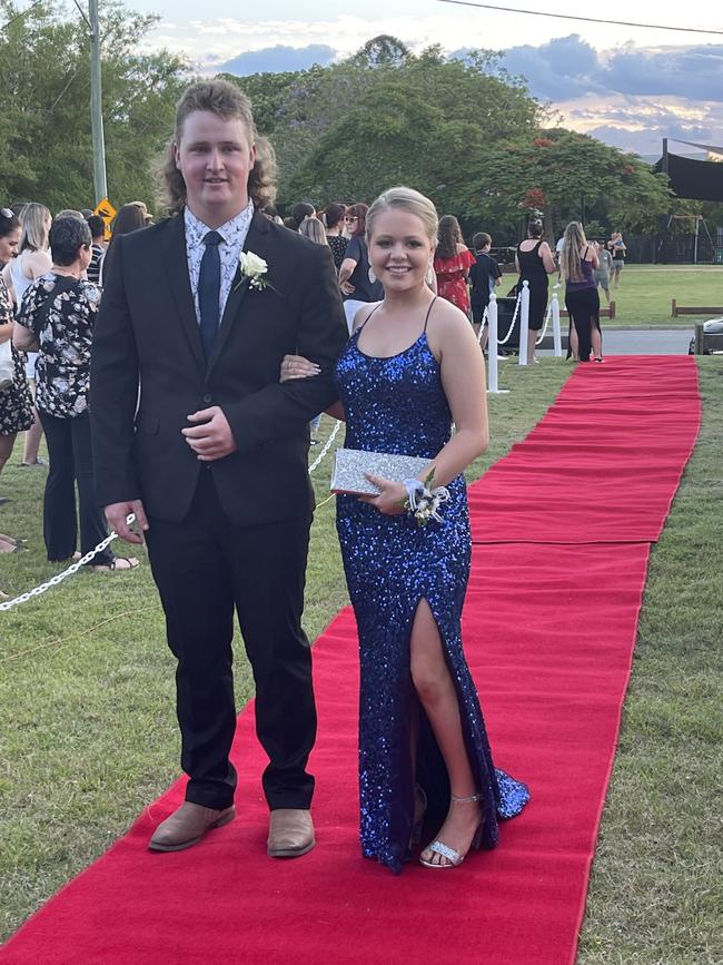 Aldridge State High School students celebrate their formal.