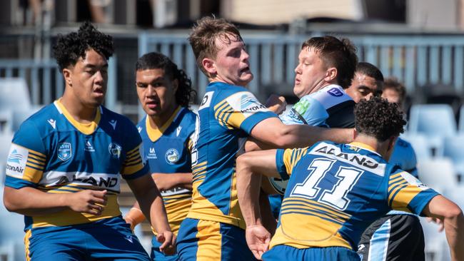 Parramatta was too formidable for Cronulla. Picture: Monique Harmer