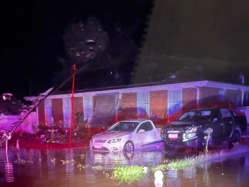 Homes damaged by storms, flash flooding