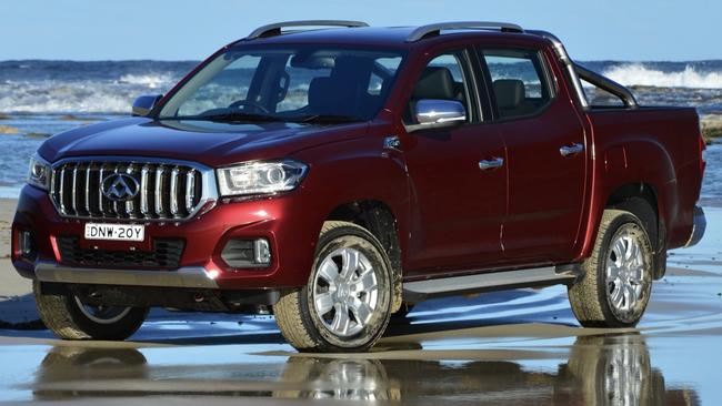 Chinese utes are poised to have another crack at the Aussie ute market. Picture: Supplied.