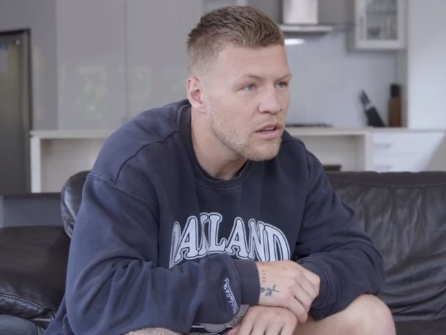 Jordan De Goey issued an apology via Collingwood. Photo: Twitter