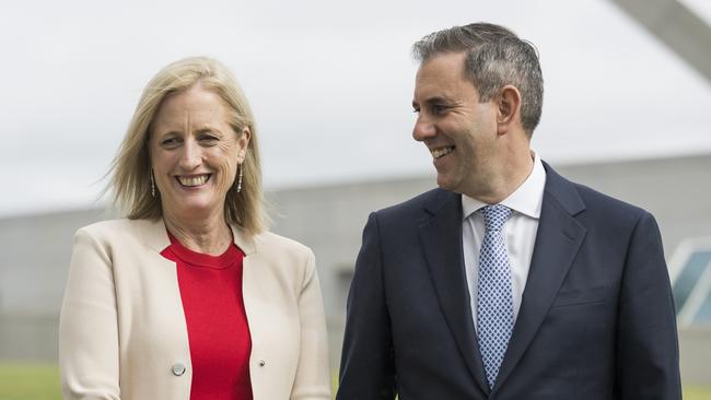 Minister for Finance Katy Gallagher and Treasurer Jim Chalmers will deliver their third budget on Tuesday. Picture: NCA NewsWire / Martin Ollman