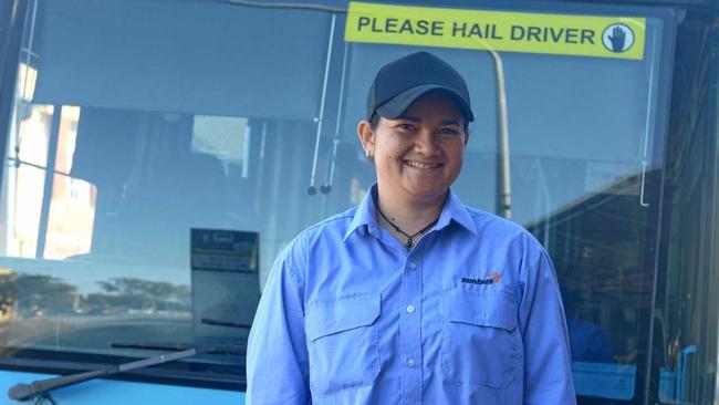 Renee-Jade Majid of Sunbus Rockhampton is Qld's best regional bus driver. Picture: Jann Houle