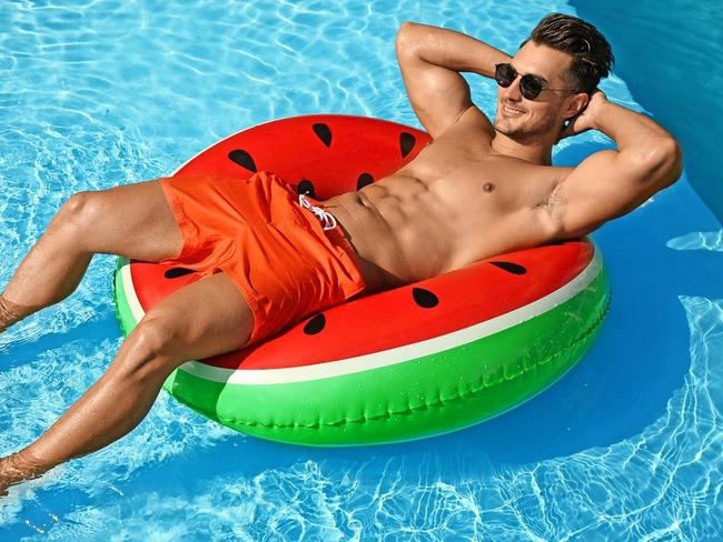 Flaunt your pec-tacular new body, or at least feel confident enough to relax poolside. Picture: Shutterstock