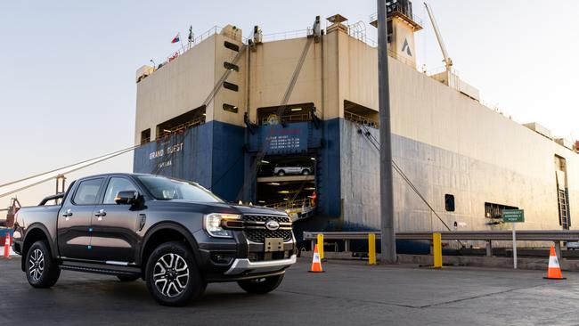 Ford has leased its own ship, the Grand Quest, to streamline Australian imports.