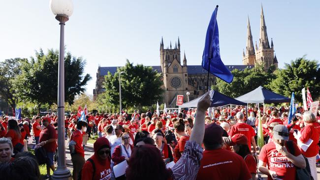 Wage increase negotiations between the union and the state government have been postponed until after June's state budget. Picture: Jenny Evans