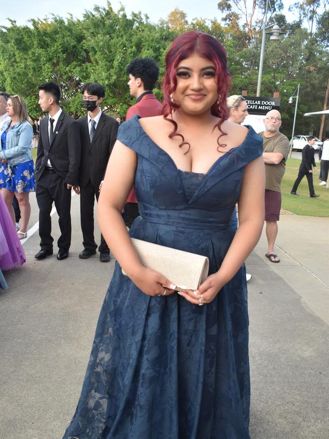 Rania Ali at Runcorn State High School 2023 formal. Photos: Georgie Walker.