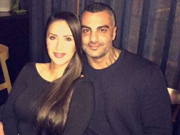 Hawi pictured with wife Carolina Gonzalez before he was shot dead in Rockdale in Sydney's south on Thursday February, 15, 2018.