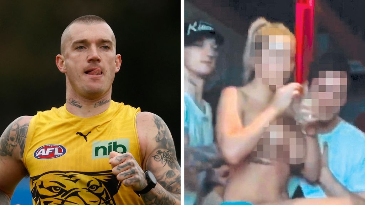 AFL 2022: Dustin Martin grabbing topless woman, video, Richmond vs Brisbane  | The Weekly Times