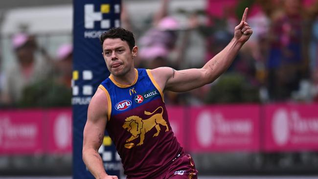 Lachie Neale hopes to return to his best against Collingwood. Picture: Albert Perez/AFL Photos via Getty Images