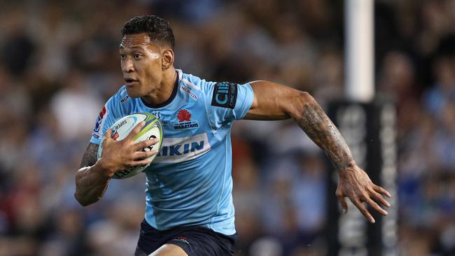 Israel Folau could be picked up by Andrew Forrest’s Global Rapid Rugby. Picture: AAP