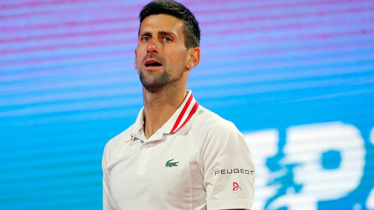 Novak Djokovic says change is coming at the top. (Photo by PEDJA MILOSAVLJEVIC / AFP)