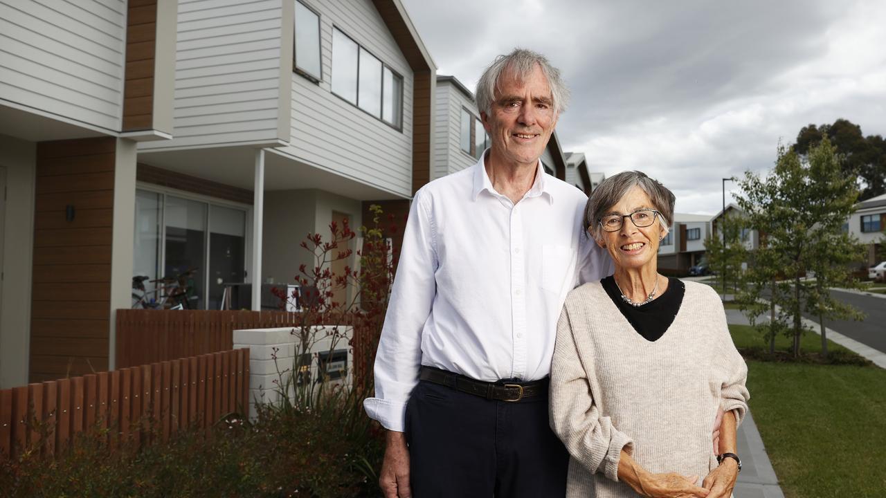 Jim Laver and partner Barbara Tassell live in Kings Quarter Kingston and love the central location it provides to shops and recreational facilities. Picture: Nikki Davis-Jones