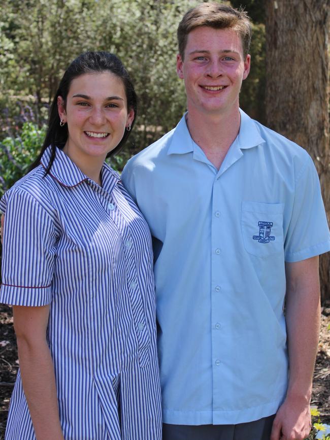 Mary Tomasiello and Harrison Fell.