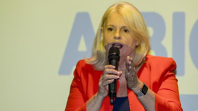  Karen Andrews at the meet the candidates breakfast at the Surfers Paradise Hilton. Picture: Jerad Williams