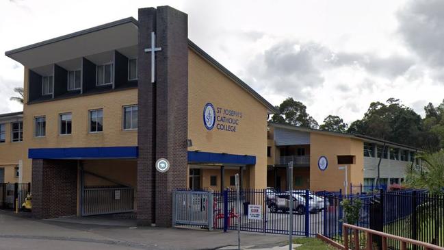 The teenager was a student in Year 9 at St Joseph's Catholic College East Gosford, ABC has reported. Picture: Google