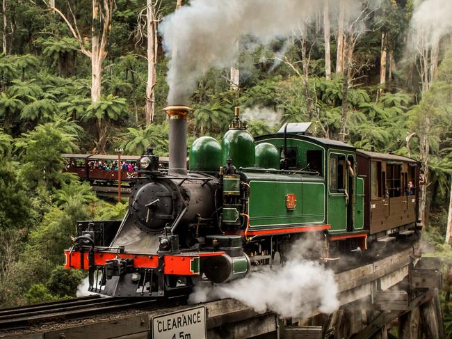 Puffing Billy image for Screen High Five Planner.