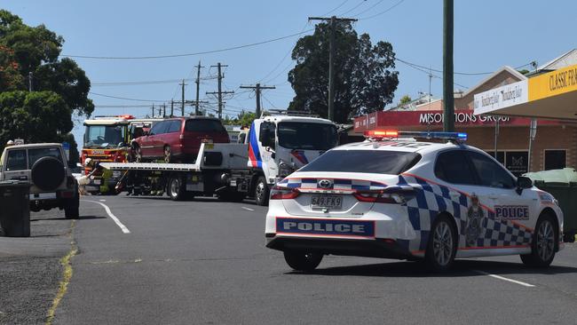 The crash on the intersection of Targo and Burnett Sts left a woman injured.