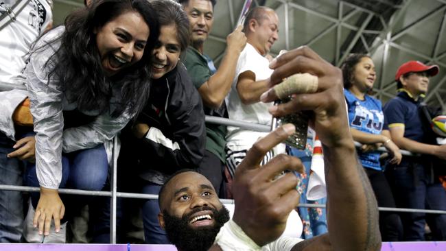 Radradra has been one of the stars of the World Cup. Picture: AP Photo/Aaron Favila