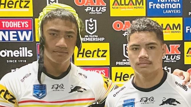 Heinz Lemoto and Roman Schmidt-Tuaimau, two football stars of the future.