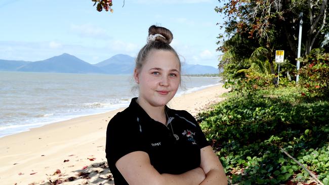 Holloways Beach resident Gypsy Busato is concerned about crime in the suburb. PICTURE: STEWART McLEAN