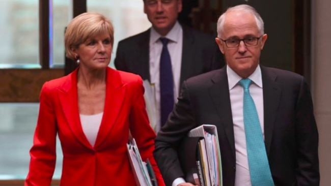 The Bish and her boss during their previous Coalition incarnations